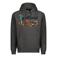 Charcoal Heather y'all need jesus Premium Hoodie - Artiststas