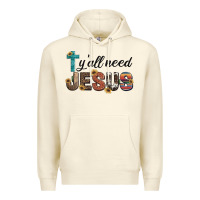 Sandshell y'all need jesus Premium Hoodie - Artiststas