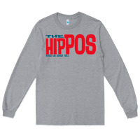 Heather Grey the hippos - heads are gonna roll Long Sleeve Tee - linhVisuals