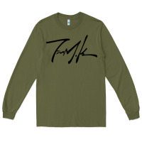 Army Green Kendrick lamar sign black Long Sleeve Tee - linhVisuals