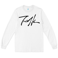 White Kendrick lamar sign black Long Sleeve Tee - linhVisuals