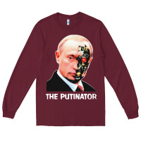 Burgundy official the putinator Long Sleeve Tee - linhVisuals