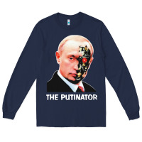 Navy official the putinator Long Sleeve Tee - linhVisuals