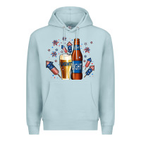 Blue Mist just here for the light no background Premium Hoodie - Jasminsmagicworld
