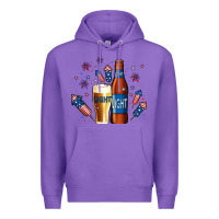 Purple just here for the light no background Premium Hoodie - Jasminsmagicworld