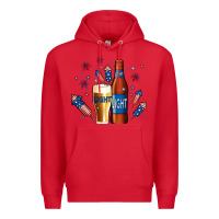 Red just here for the light no background Premium Hoodie - Jasminsmagicworld