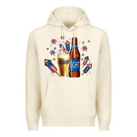 Just Here For The Light No Background Premium Hoodie | Teevron