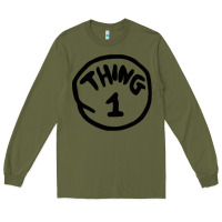 Army Green thing 1 thing 2 buddies lover Long Sleeve Tee - linhVisuals