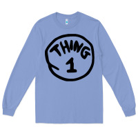 Colony Blue thing 1 thing 2 buddies lover Long Sleeve Tee - linhVisuals