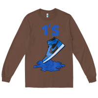 Chestnut 1 retro high og dark marina blue tee shoes dripping got em t shirt Long Sleeve Tee - linhVisuals