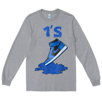 1 Retro High Og Dark Marina Blue Tee Shoes Dripping Got Em T Shirt Long Sleeve Tee | Teevron