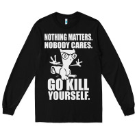 Black kill yourself classic foamy the squirrel Long Sleeve Tee - linhVisuals