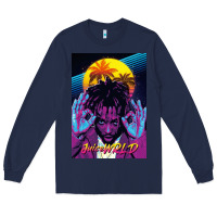 Navy concert wrld Long Sleeve Tee - linhVisuals