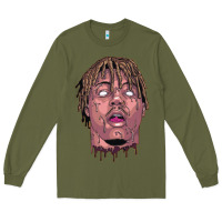 Army Green art of juice rap Long Sleeve Tee - linhVisuals