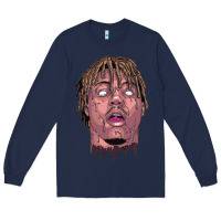 Navy art of juice rap Long Sleeve Tee - linhVisuals