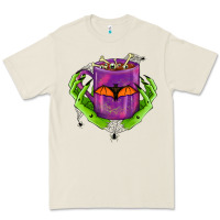 Bone Halloween Coffee Cup With Hands Premium Tee - FaDigitalArtStudio