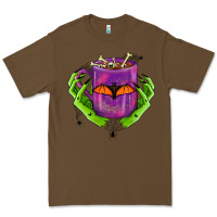 Cacao Halloween Coffee Cup With Hands Premium Tee - FaDigitalArtStudio