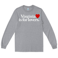 Heather Grey VIRGINIA IS FOR LOVERS Long Sleeve Tee - linhVisuals