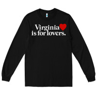 Black VIRGINIA IS FOR LOVERS Long Sleeve Tee - linhVisuals