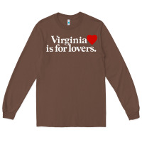 Chestnut VIRGINIA IS FOR LOVERS Long Sleeve Tee - linhVisuals