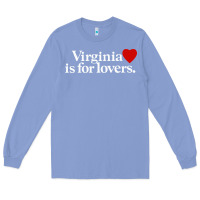 Colony Blue VIRGINIA IS FOR LOVERS Long Sleeve Tee - linhVisuals