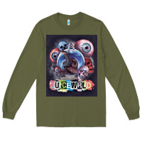 Army Green wrld legend of music rap Long Sleeve Tee - linhVisuals