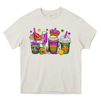 Cream mardi gras coffee cups Heavy Core Tee - OliviaCreatesArt
