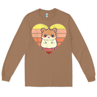 Toasted Coconut cute hamster design retro heart shape vintage t shirt Long Sleeve Tee - linhVisuals