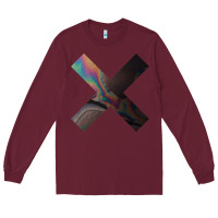 Burgundy the xx Long Sleeve Tee - linhVisuals