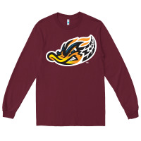 Burgundy akron-rubber-ducks Long Sleeve Tee - linhVisuals