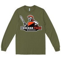Army Green indiana institute of technology warrior Long Sleeve Tee - linhVisuals