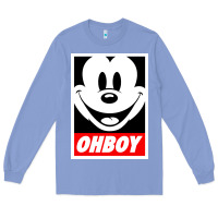 Colony Blue ohboy Long Sleeve Tee - linhVisuals