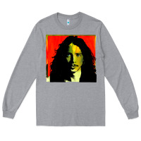 Heather Grey chris cornell best legend Long Sleeve Tee - linhVisuals
