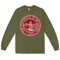 Army Green university oklahoma Long Sleeve Tee - linhVisuals