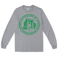 Heather Grey upr at mayaguez Long Sleeve Tee - linhVisuals