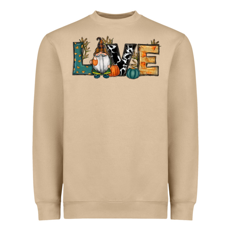 Fall Love Gnome Heavyweight Sweatshirt by RanaPortraitStore | Teevron