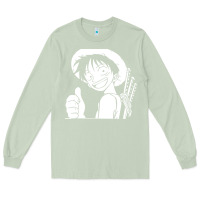Matcha luffy one piece Long Sleeve Tee - linhVisuals