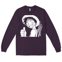 Plum luffy one piece Long Sleeve Tee - linhVisuals