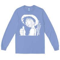 Colony Blue luffy one piece Long Sleeve Tee - linhVisuals