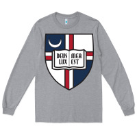Heather Grey university catholic Long Sleeve Tee - linhVisuals