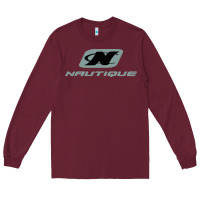 Burgundy Nautique Boats Long Sleeve Tee - linhVisuals