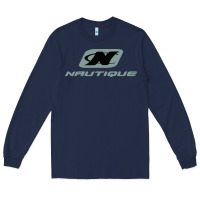 Navy Nautique Boats Long Sleeve Tee - linhVisuals