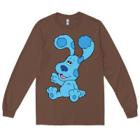 Chestnut blues clues on red sofa Long Sleeve Tee - linhVisuals
