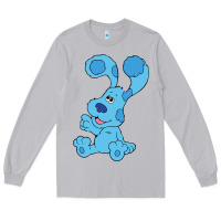 Moon Dust blues clues on red sofa Long Sleeve Tee - linhVisuals