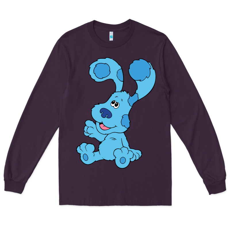 Blues Clues On Red Sofa Long Sleeve Tee by linhVisuals | Teevron