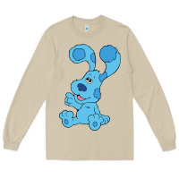 Mushroom blues clues on red sofa Long Sleeve Tee - linhVisuals