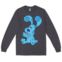 Smoke blues clues on red sofa Long Sleeve Tee - linhVisuals