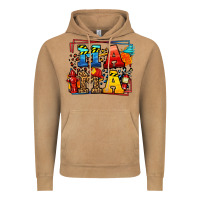 Vintage Camel leopard frame firefighter mama Mother's Day Vintage Hoodie - LillyAllenDesigns