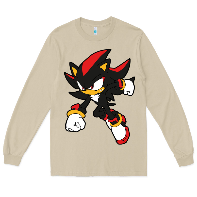 Shadow The Hedgehog Long Sleeve Tee by linhVisuals | Teevron