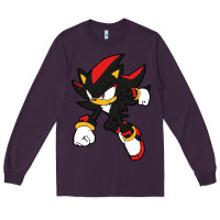 Plum shadow the hedgehog Long Sleeve Tee - linhVisuals